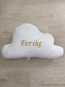 Fehér plüss- Felhő párna termék főképe