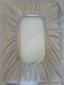 Bézs kockás - Pelenkázólap huzat képe