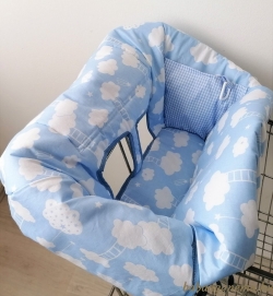 Kék felhős - Bevásárlókocsi beülő termék főképe