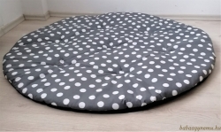 Szürke pöttyös - Játszószőnyeg képe