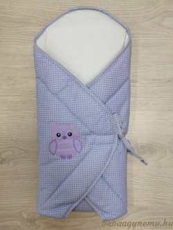 Lila tűpötty bagoly- Kókuszpólya termék főképe