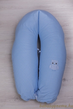 Kék pöttyös-Lulu bagoly - Baba-mama párna termék főképe