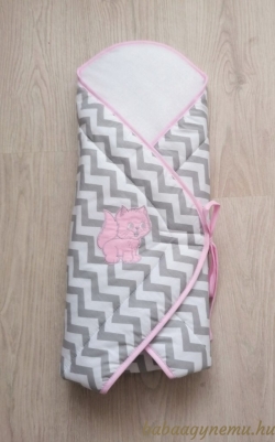 Rózsaszín csillagos-chevron cica egér - Kókuszpólya termék főképe